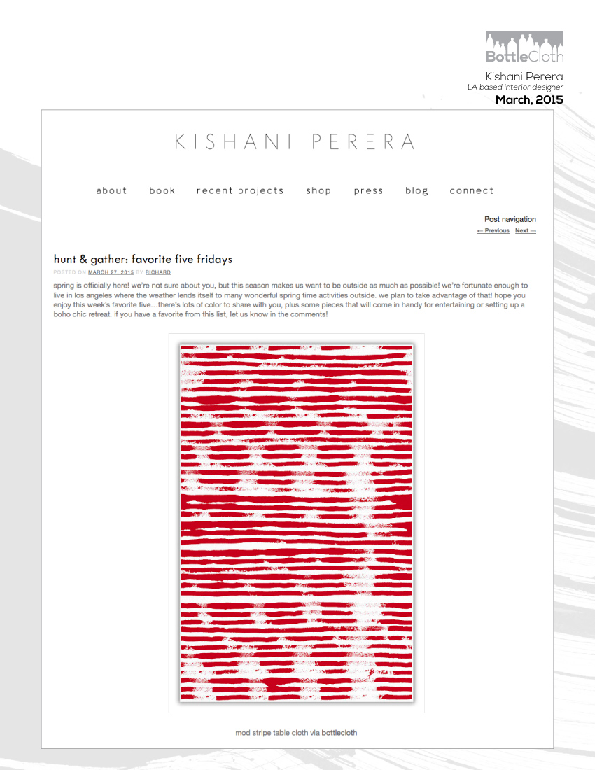 BottleCloth Press - Kishan Perera Blog